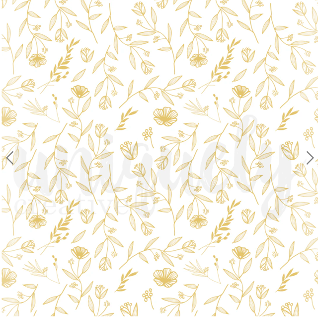 Uniquely Creative Botanical Foil Acetate