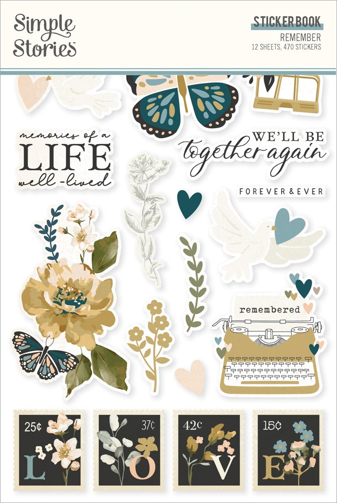 Simple Stories Remember Sticker Book