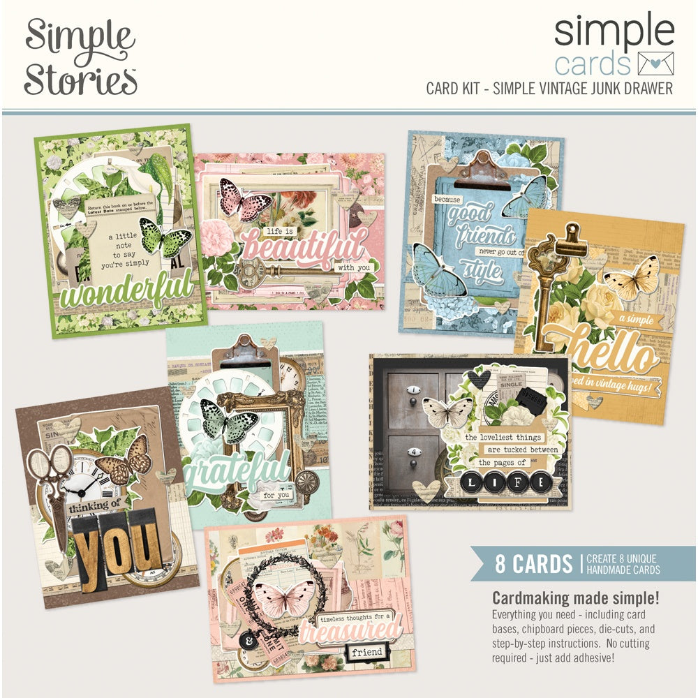 Simple Stories Card Kit - Simple Vintage Junk Drawer