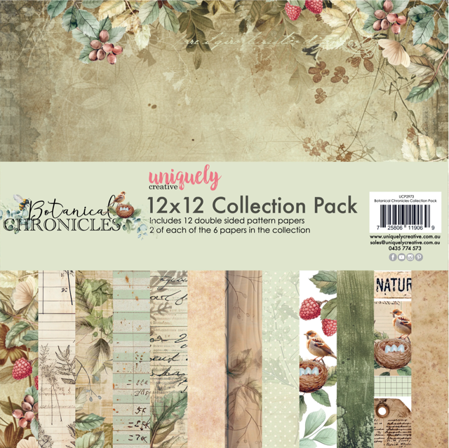 Uniquely Creative 12x12 Collection Kit - Botanical Chronicles