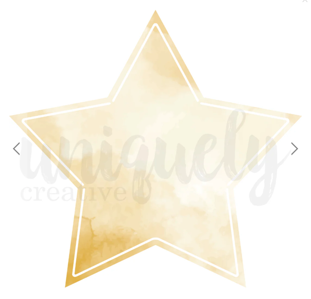 Uniquely Creative Classic Star Decorative Base Layer