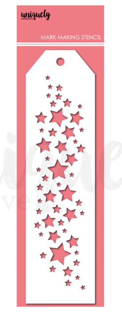 Uniquely Creative Starfall Mark Making Stencil