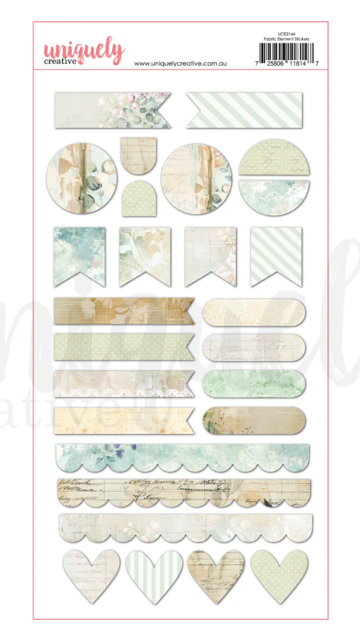 Uniquely Creative Fabric Element Stickers
