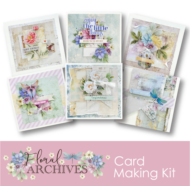 Uniquely Creative Card Making Kit - Floral Archives