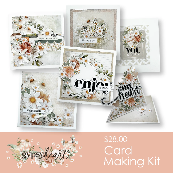 Uniquely Creative Gypsy Heart Cardmaking Kit