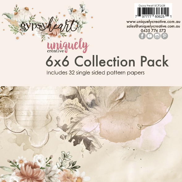 Uniquely Creative-Gypsy Heart 6x6 Collection Pack