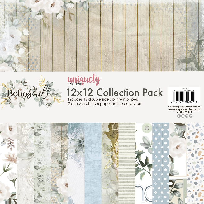 Uniquely Creative Boho Soul 12x12 Collection Pack