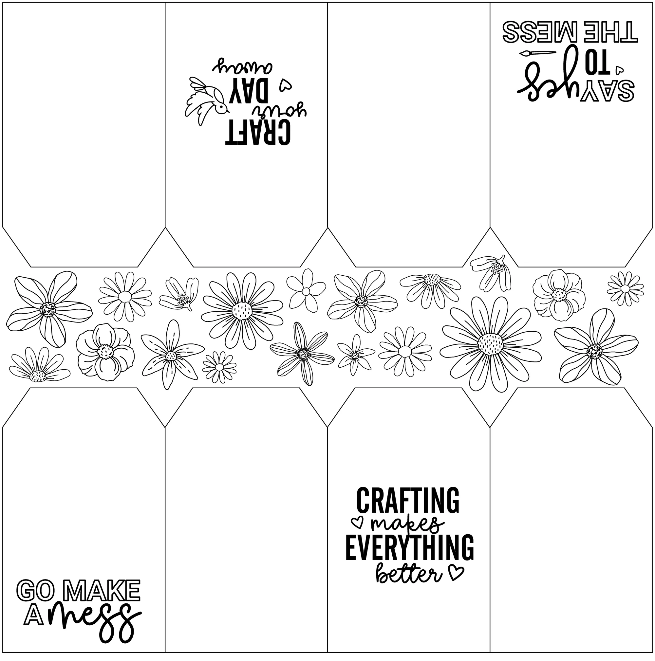 Uniquely Creative Colour Crush 12x12 Watercolour Sheet