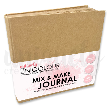 Uniquely Uniqolour 6x6 Mix and Make Journal - Kraft