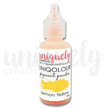 UNIQOLOUR Pigment Powder – Lemon Yellow (18ml)