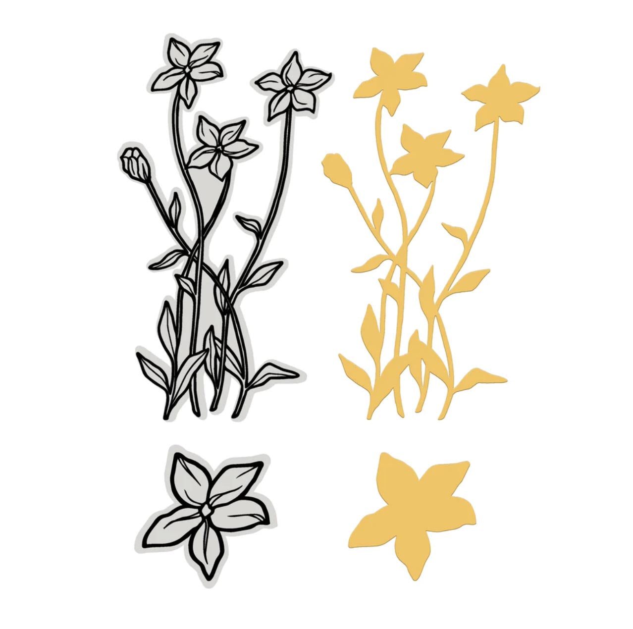 Couture Creations Aust Natural Beauties-Royal Bluebell Stamp and Die