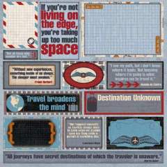 Bo Bunny Detour Quotes Paper