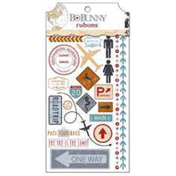 Bo Bunny Detour Rub Ons