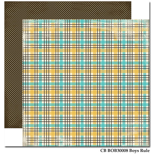 Carta Bella - Boy Oh Boy 'Boys Rule' Paper