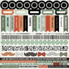 Kaisercraft Mister Fox 12 x 12 Sticker Sheet