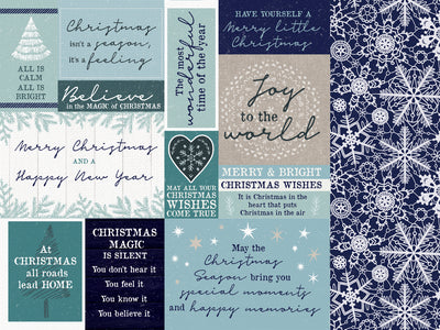 Kaisercraft Wonderland Snow Crystals Paper