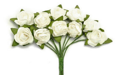 Kaisercraft Mini Paper Blooms - Coconut