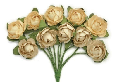 Kaisercraft Mini Paper Blooms - Honey