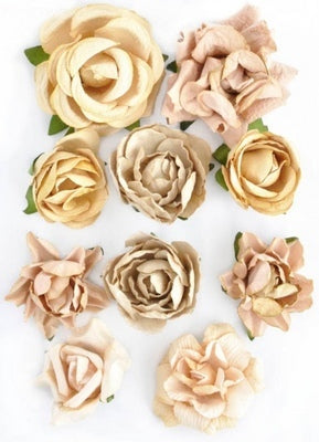 Kaisercraft Paper Blooms - Honey