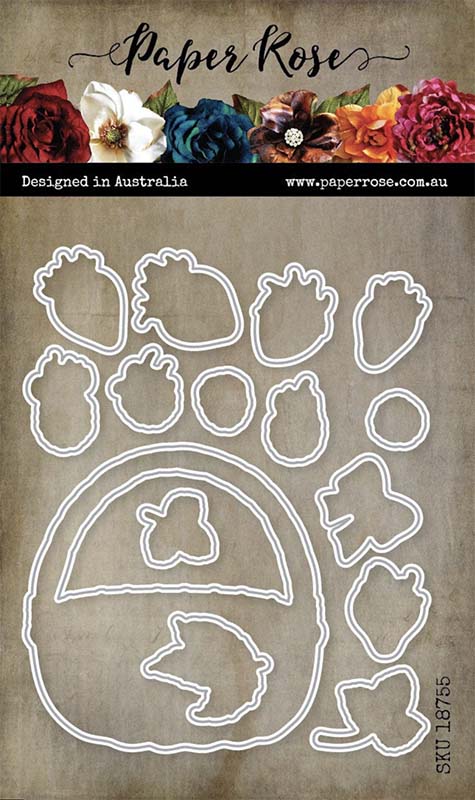 Paper Rose Studio Berry Basket Cutting Die Set