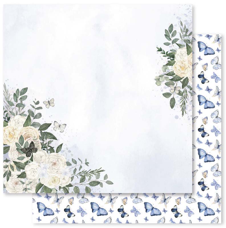 Paper Rose Studio - Butterfly Garden-D- 12x12 Pattern Paper