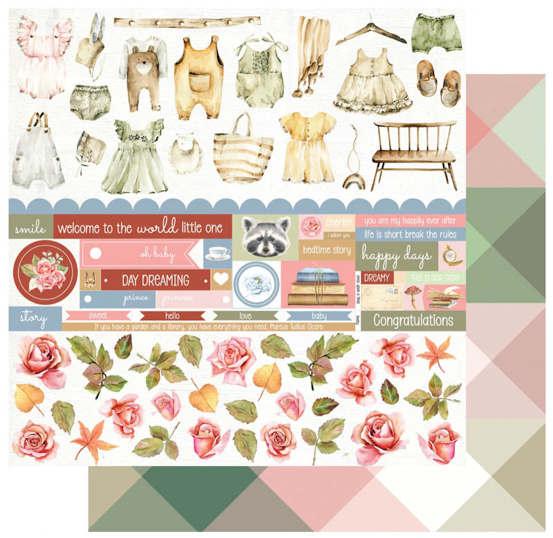 Uniquely Creative The Story Garden - Book Week 12x12 Pattern Paper