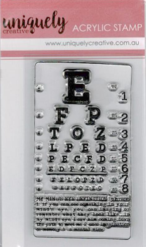 Uniquely Creative In My Minds Eye Mini Stamp