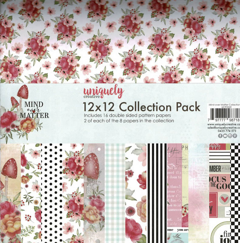 Uniquely Creative Mind Over Matter 12x12 Paper Collection Pack