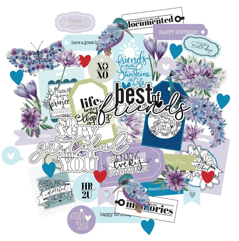 Uniquely Creative Indigo & Violet Creative Cuts