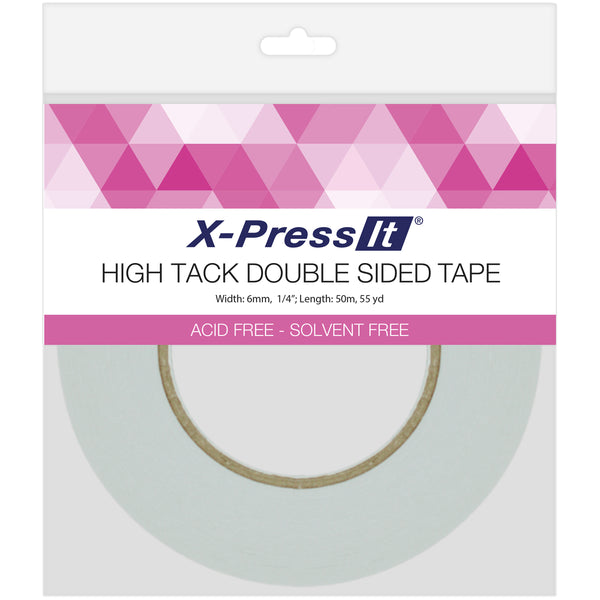 X-Press It 1/4” High Tack Tape 50m roll