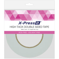 X-Press It 1/2” High Tack Tape 50m roll