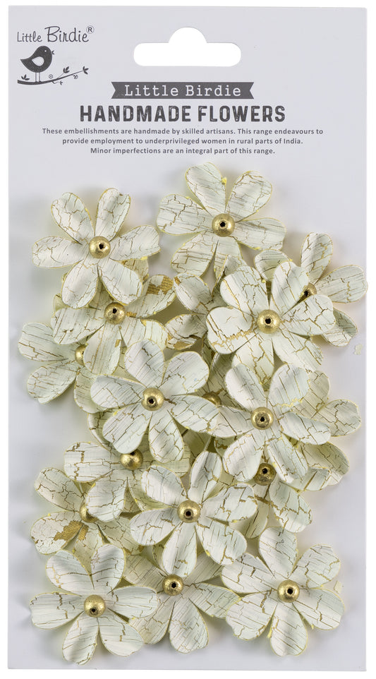 Little Birdie Handmade Paper Blossoms-Zoey Washed Amor