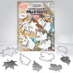 AALL & Create #25 Crunched Leafinitely Detailed Dies