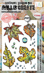 AALL & Create #1109 Crunched Leafdrop Stamps
