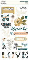 Simple Stories Remember Chipboard Stickers