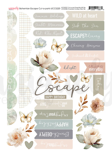 Uniquely Creative Bohemian Escape Cut-a-parts
