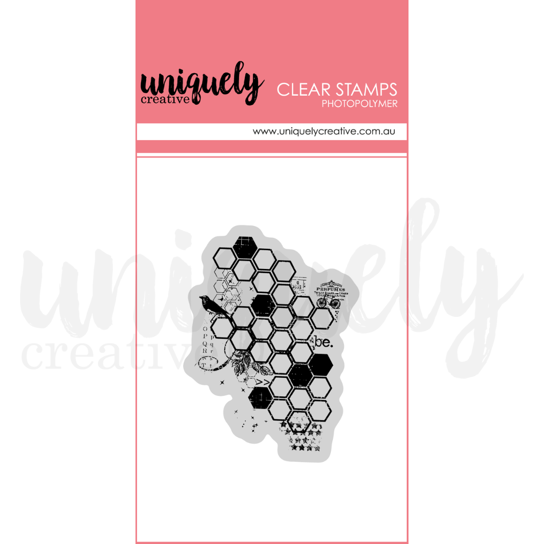 Uniquely Creative Botanical Honeycomb Stamp