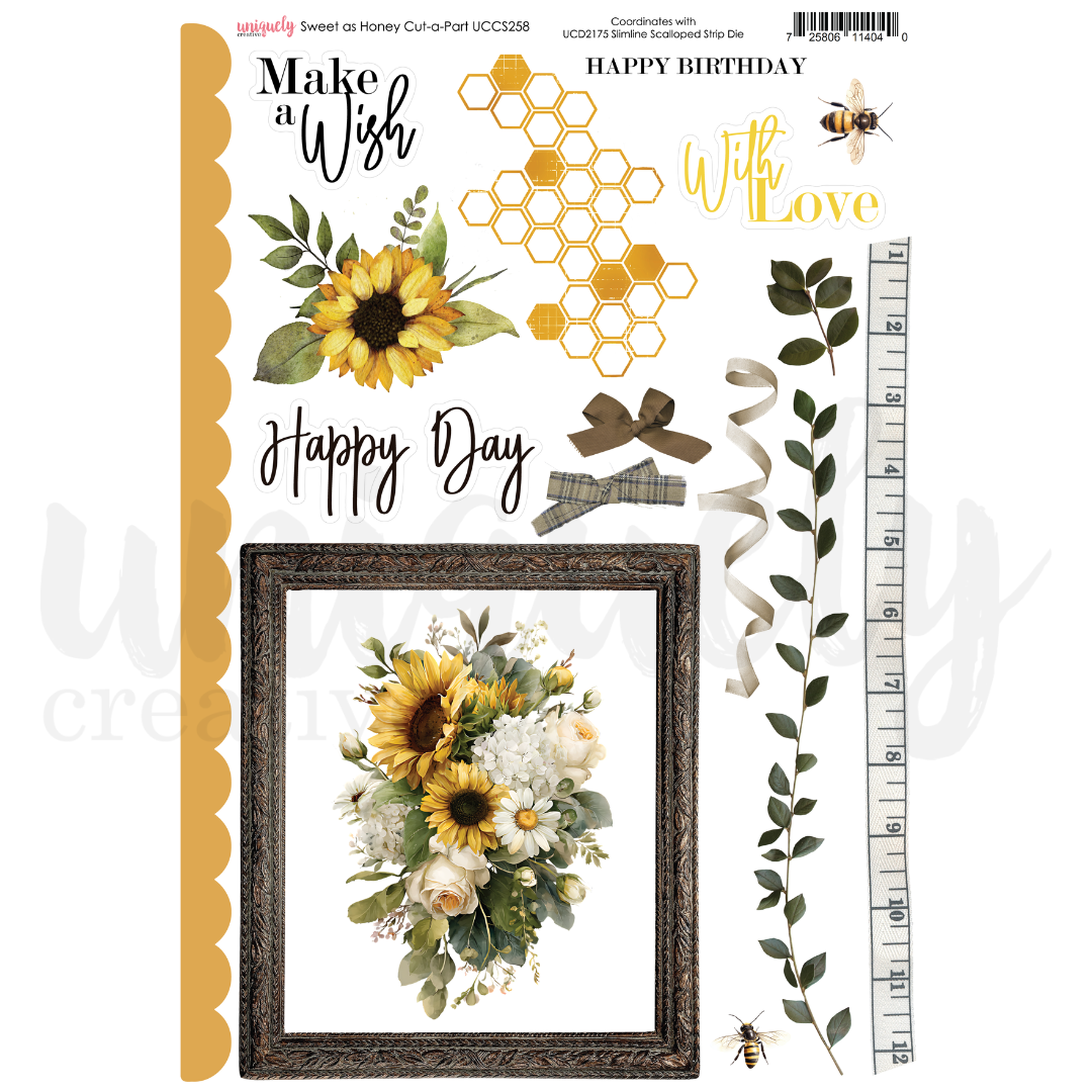 Uniquely Creative Sweet as Honey Cut-a-part
