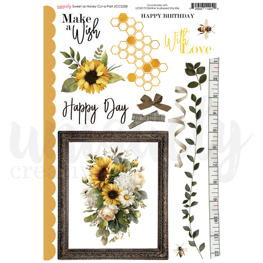Uniquely Creative Sweet as Honey Cut-a-part