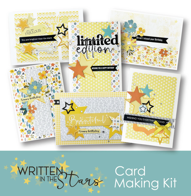 Uniquely Creative Card Making Kit - Written In The Stars