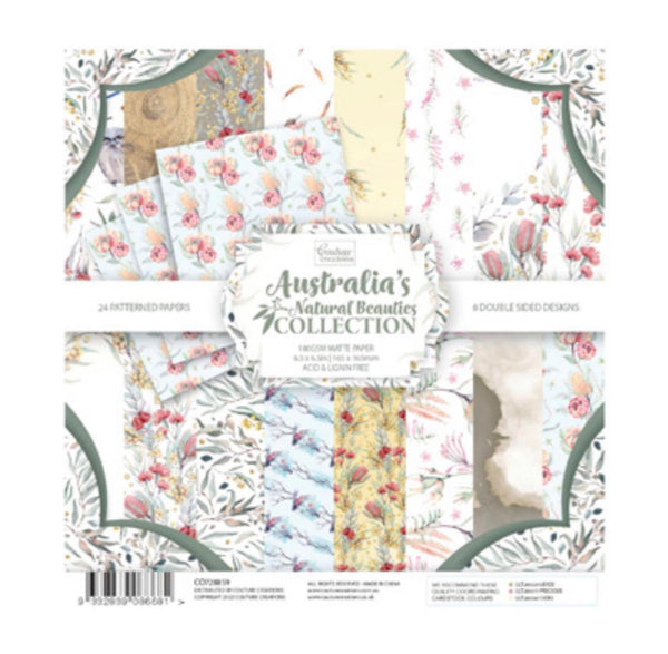Couture Creations Aust Natural Beauties - 6.5x6.5 Paper Pack