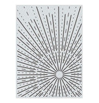 Couture Creations Star Burst 5x7 Acrylic Background Stamp