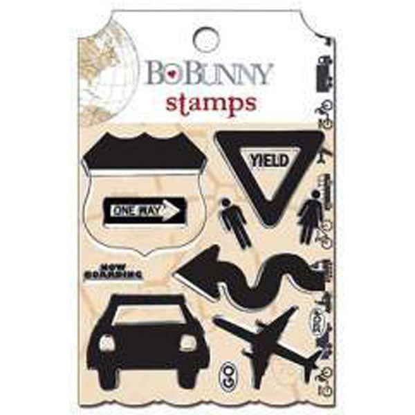 Bo Bunny Detour Clear Stamps