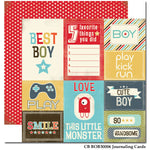 Carta Bella - Boy Oh Boy 'Journaling Cards' Paper