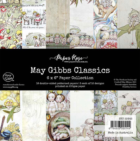 Paper Rose Studio May Gibbs Classics 6x6 Paper Collection
