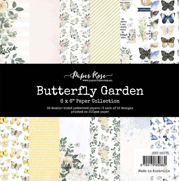 Paper Rose Studio Butterfly Garden 6x6 Paper Collection