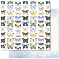 Paper Rose Studio - Butterfly Garden-A- 12x12 Pattern Paper